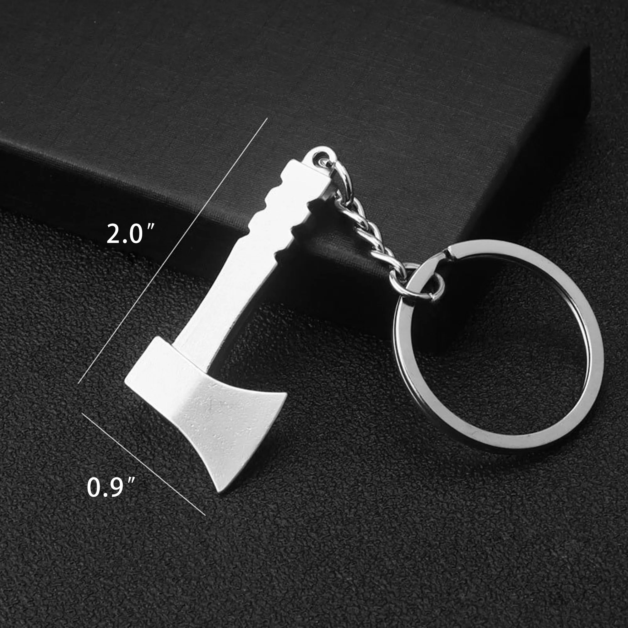 Metal Axe Tool Keychain 6