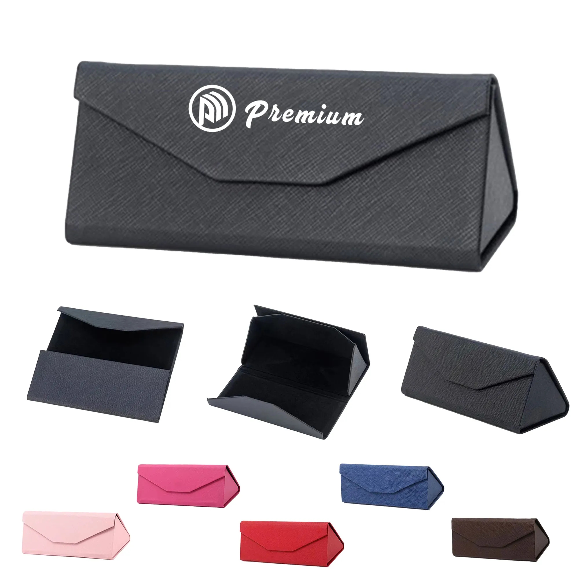 Folding Leather Glasses Case 2
