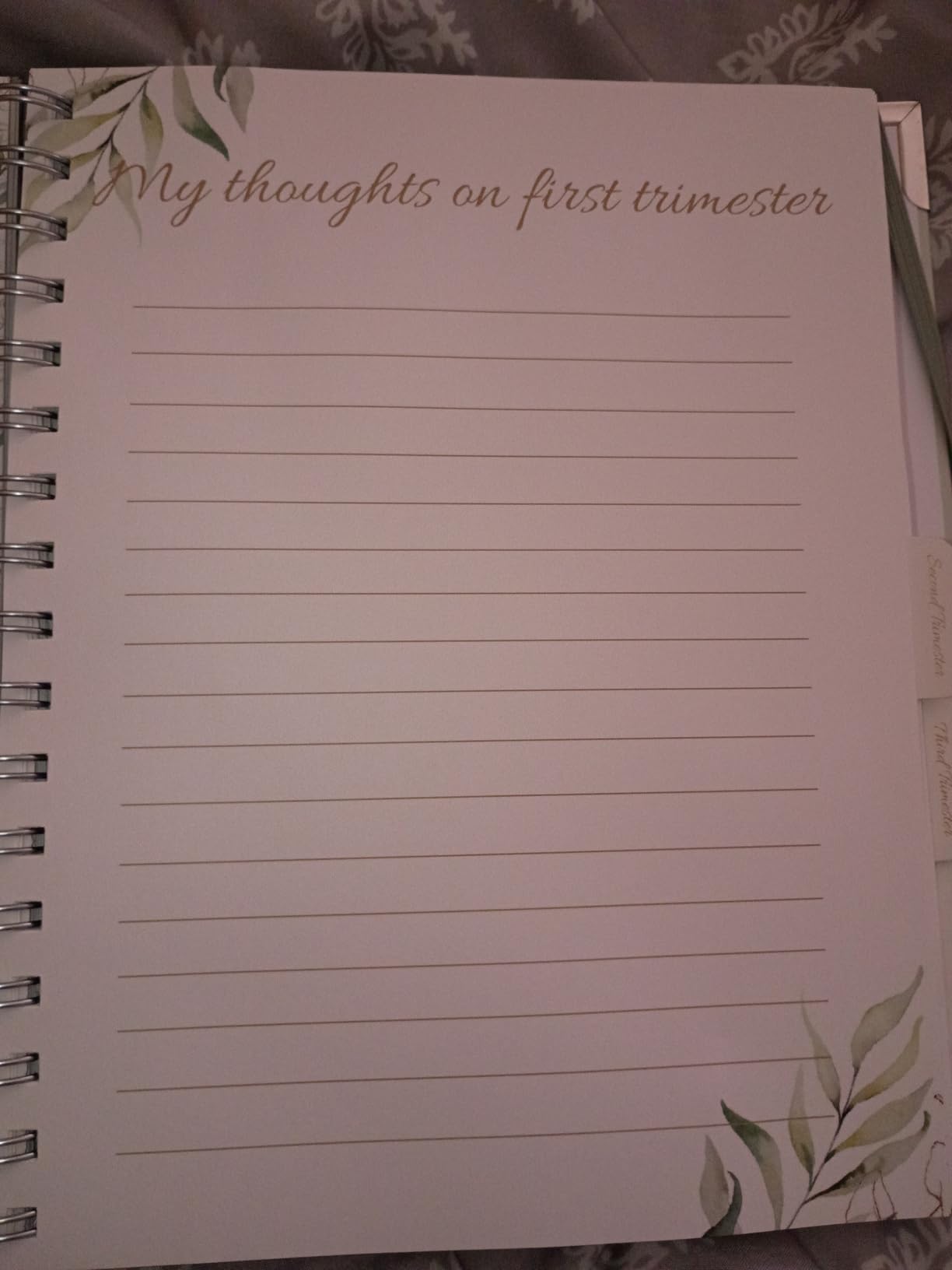 90 Pages Hardcover Pregnancy Memory Book 4