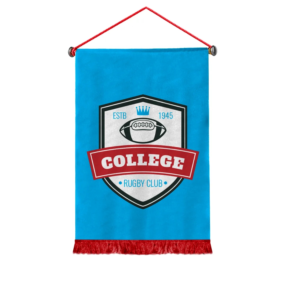 Custom Digital Printed Podium Banners - Silk Poly 4" x 6" 2