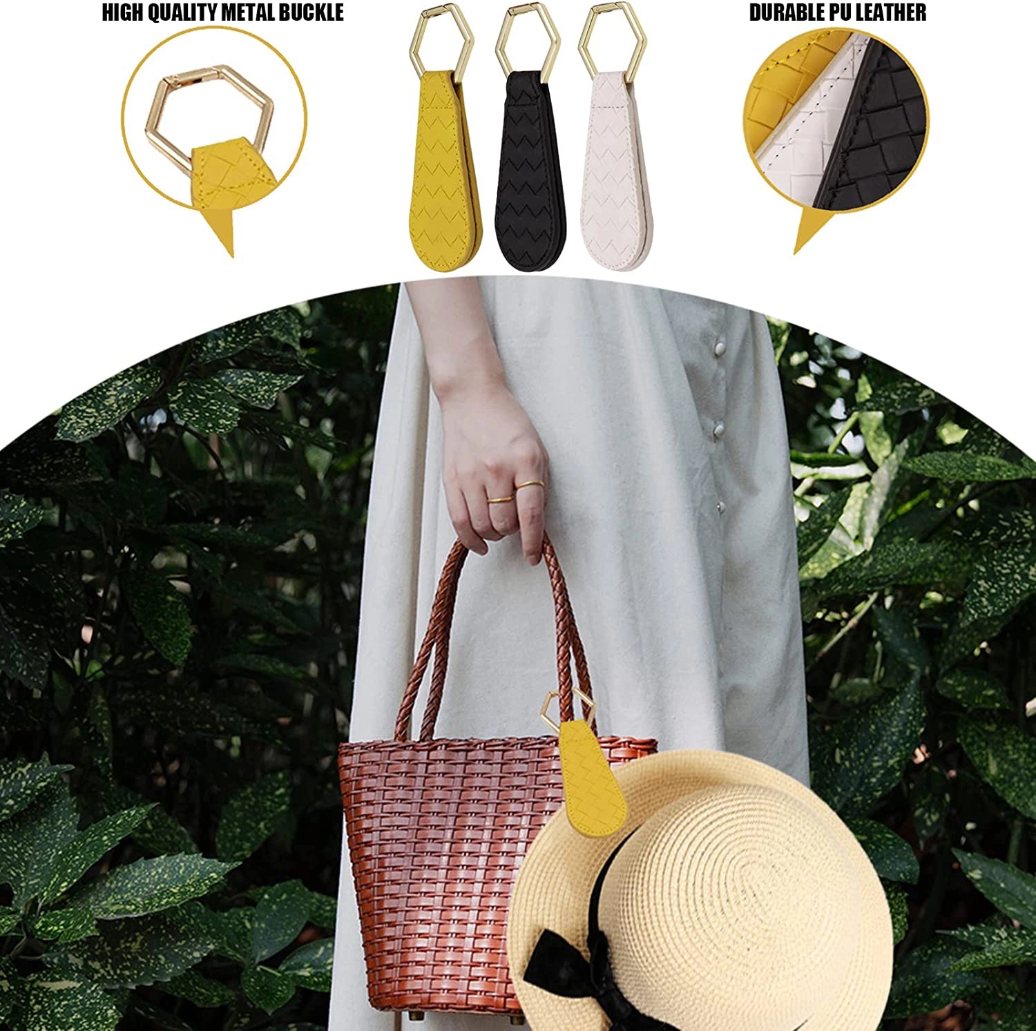 Pu Leather Magnetic Hat Clip 4
