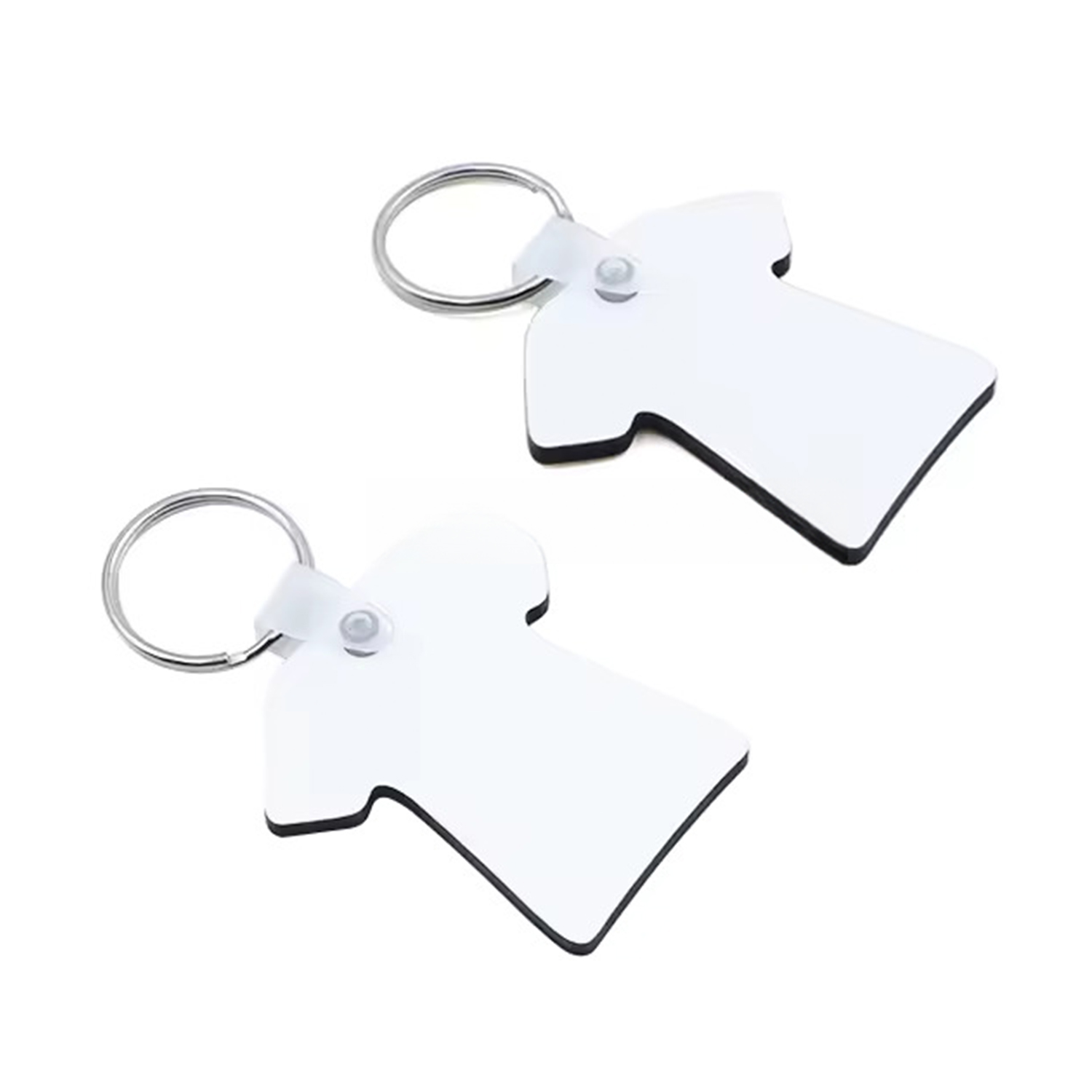 Dress Shaped Sublimation MDF Keychain 4