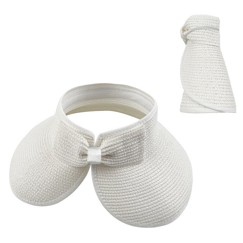 Wide Brim Straw Sun Visor Hats for Women 4