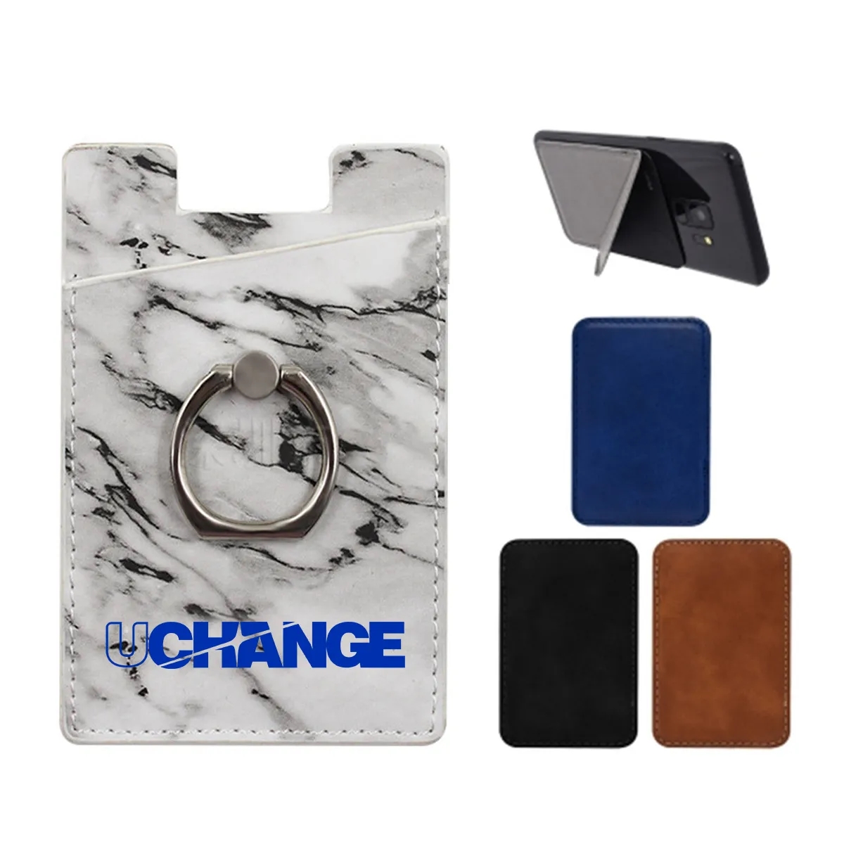 Adhesive Phone Wallet Kickstand Card Holder 5