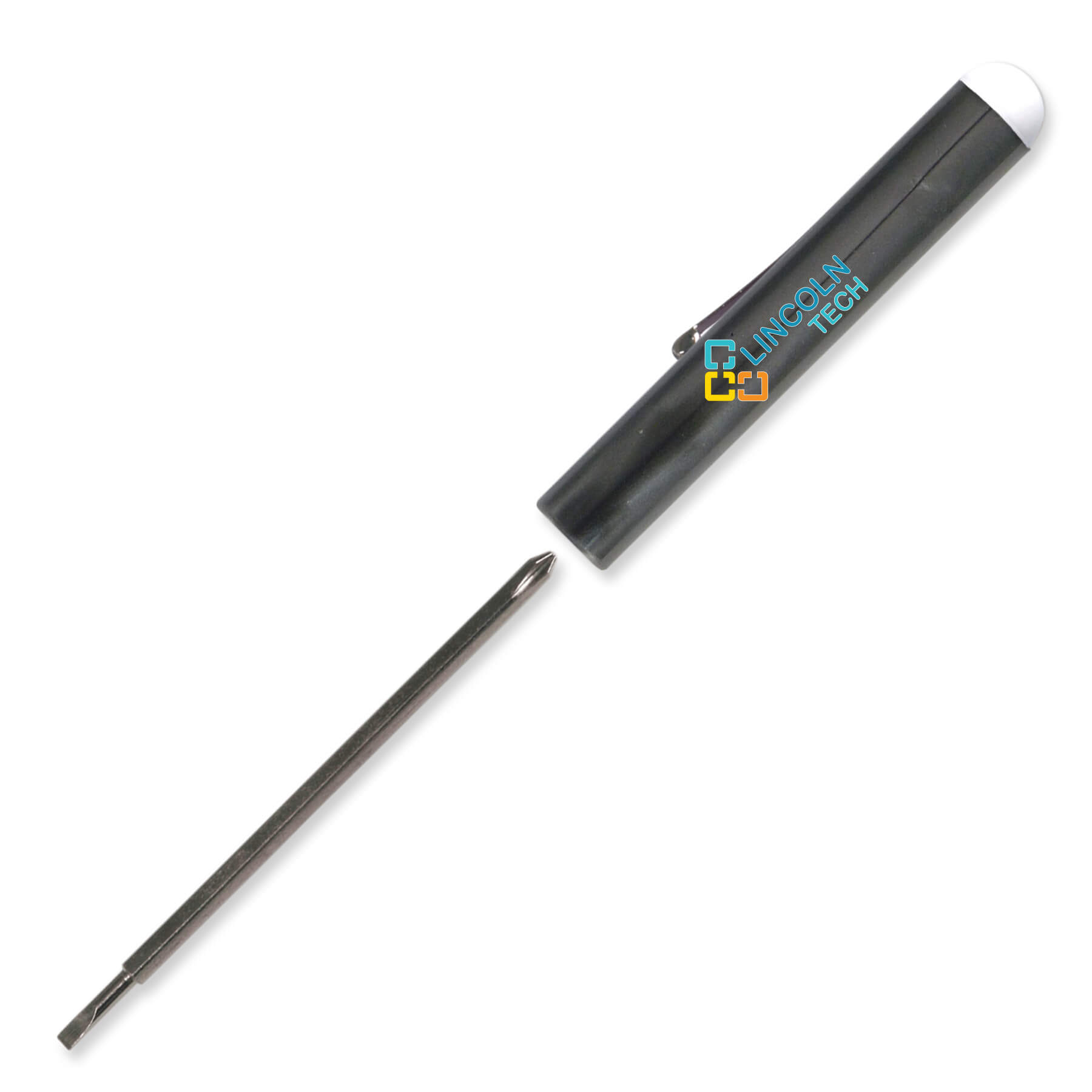 Pocket Screwdriver Reversible Tech Blade + Button Top 15