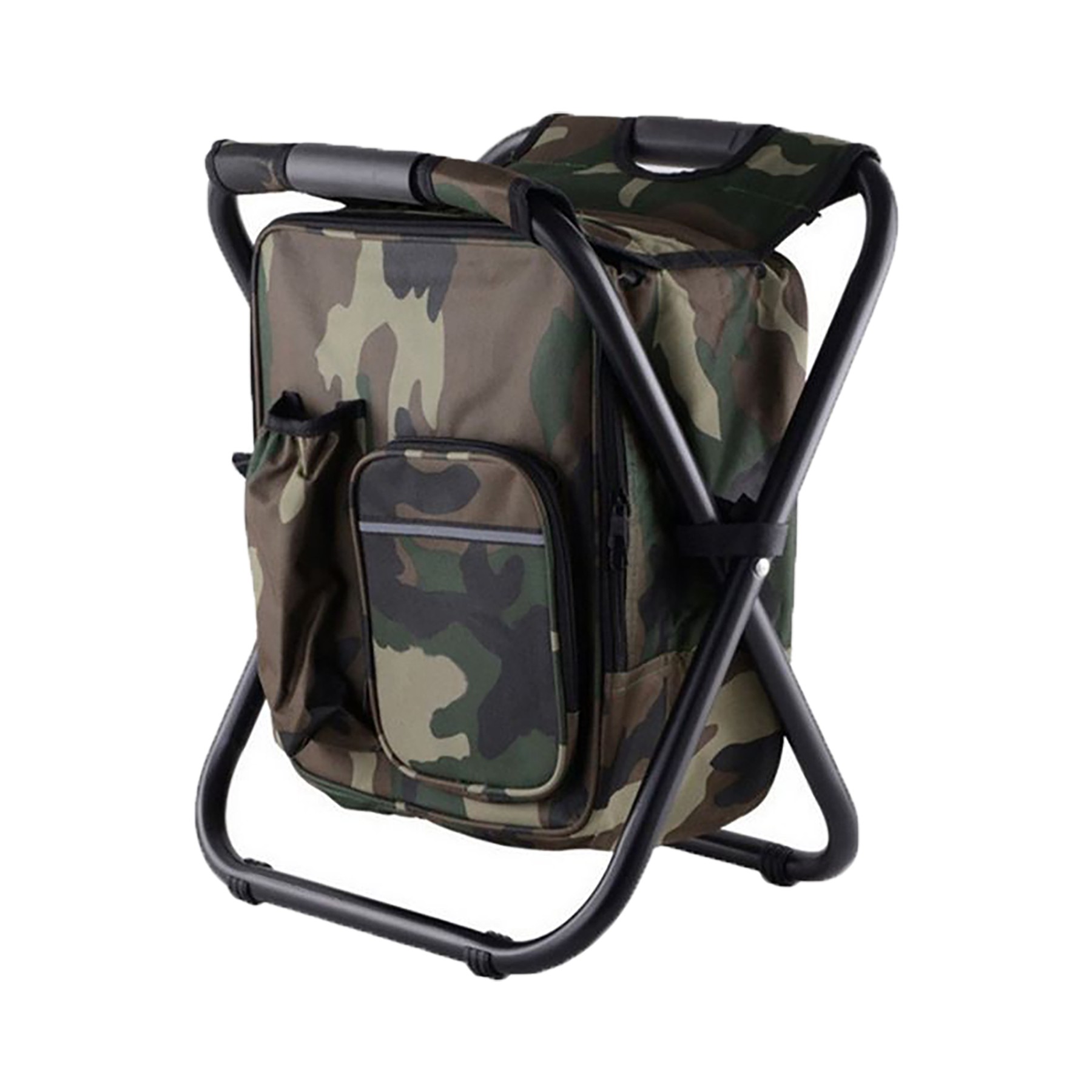 Folding Cooler Backpack Stool 2