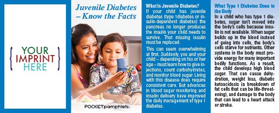 POCKET PAMPHLET - Juvenile Diabetes Pocket Pamphlet 1