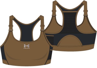 HeatGear Armour High Pocket Women's Sports Bra 2