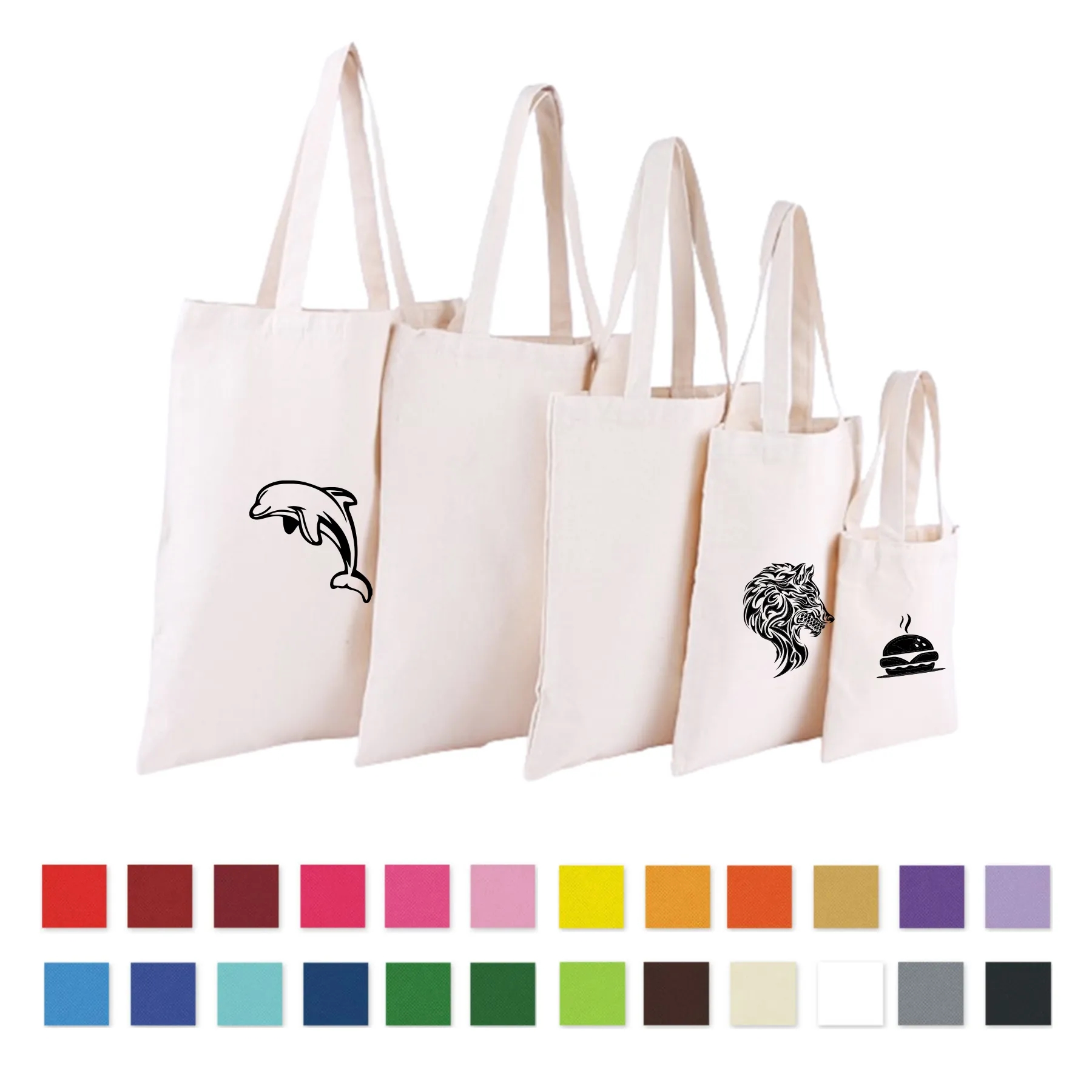 10 Oz. Plain Canvas Tote Bag 2