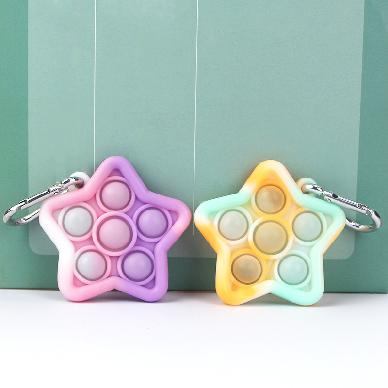 2 in 1 Stress Relief Popper Keychain 19