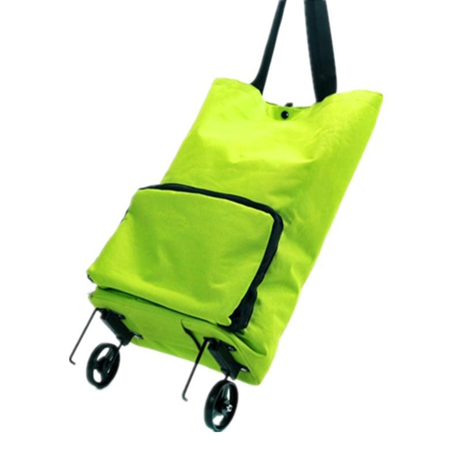 Collapsible Wheeled Shopping Cart Foldable Trolley Bag 2