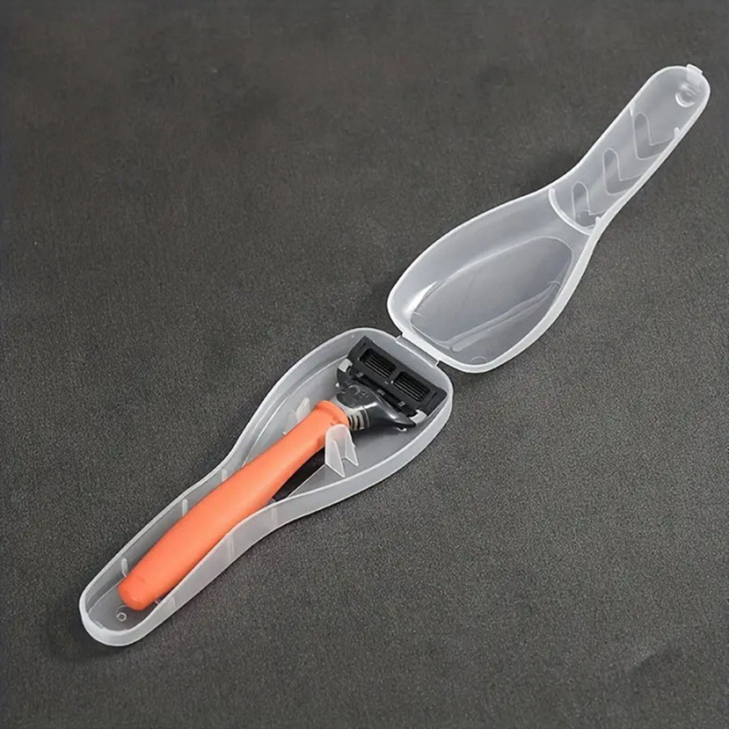 Portable Men Travel Plastic Manual Razor Storage Case 6