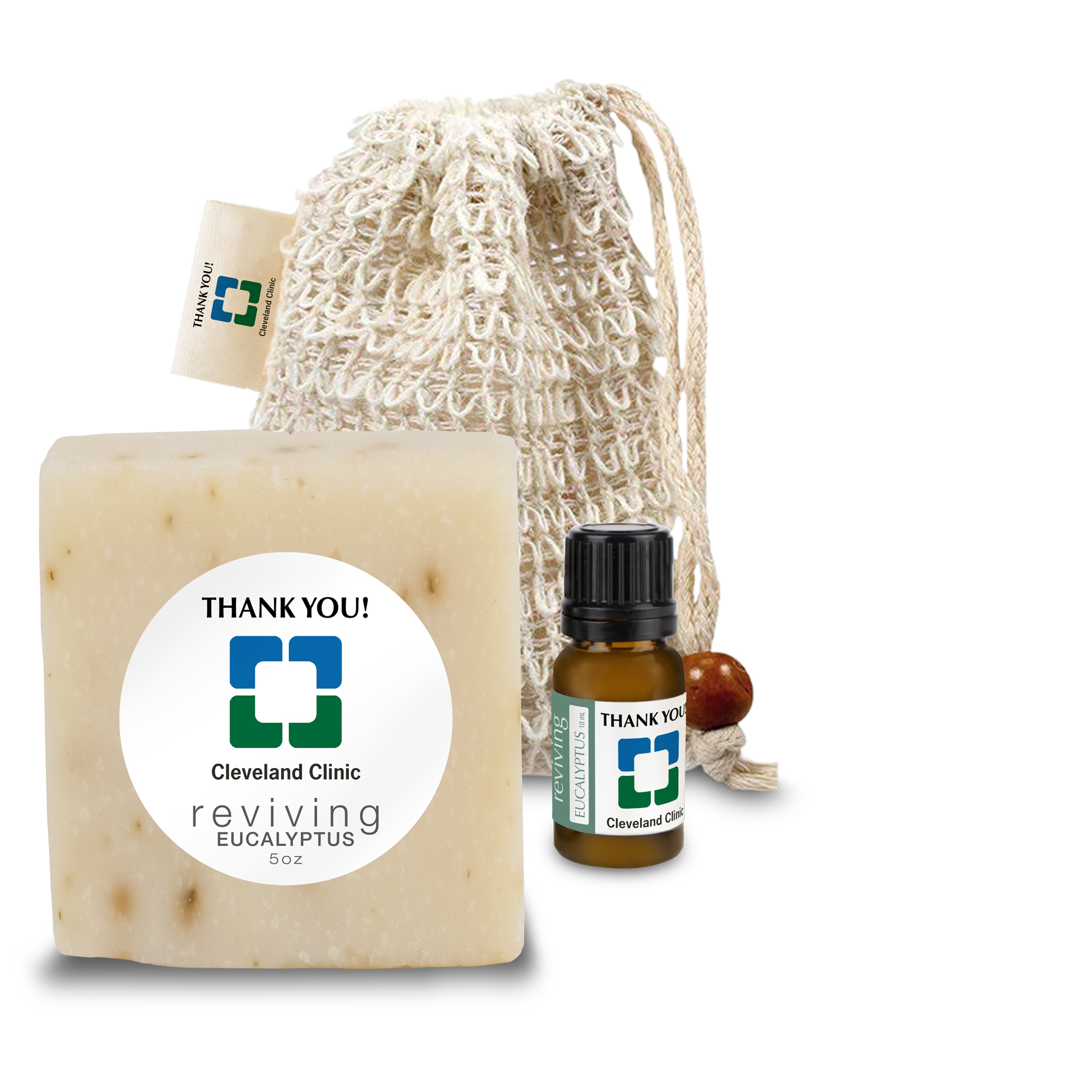 Loofah Bag with Soap and Essential Oil 2