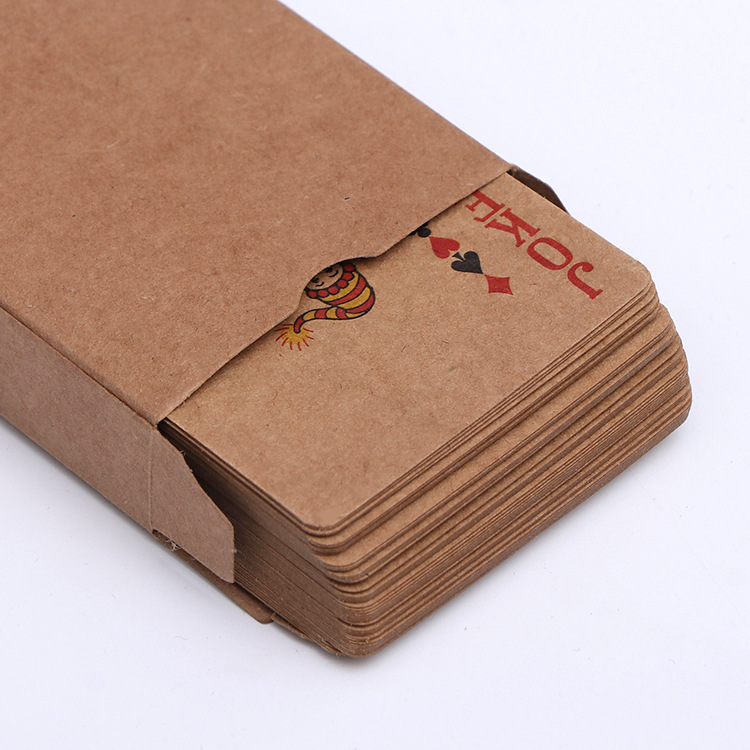 Eco-Friendly Kraft Paper Poker Playing Card 2