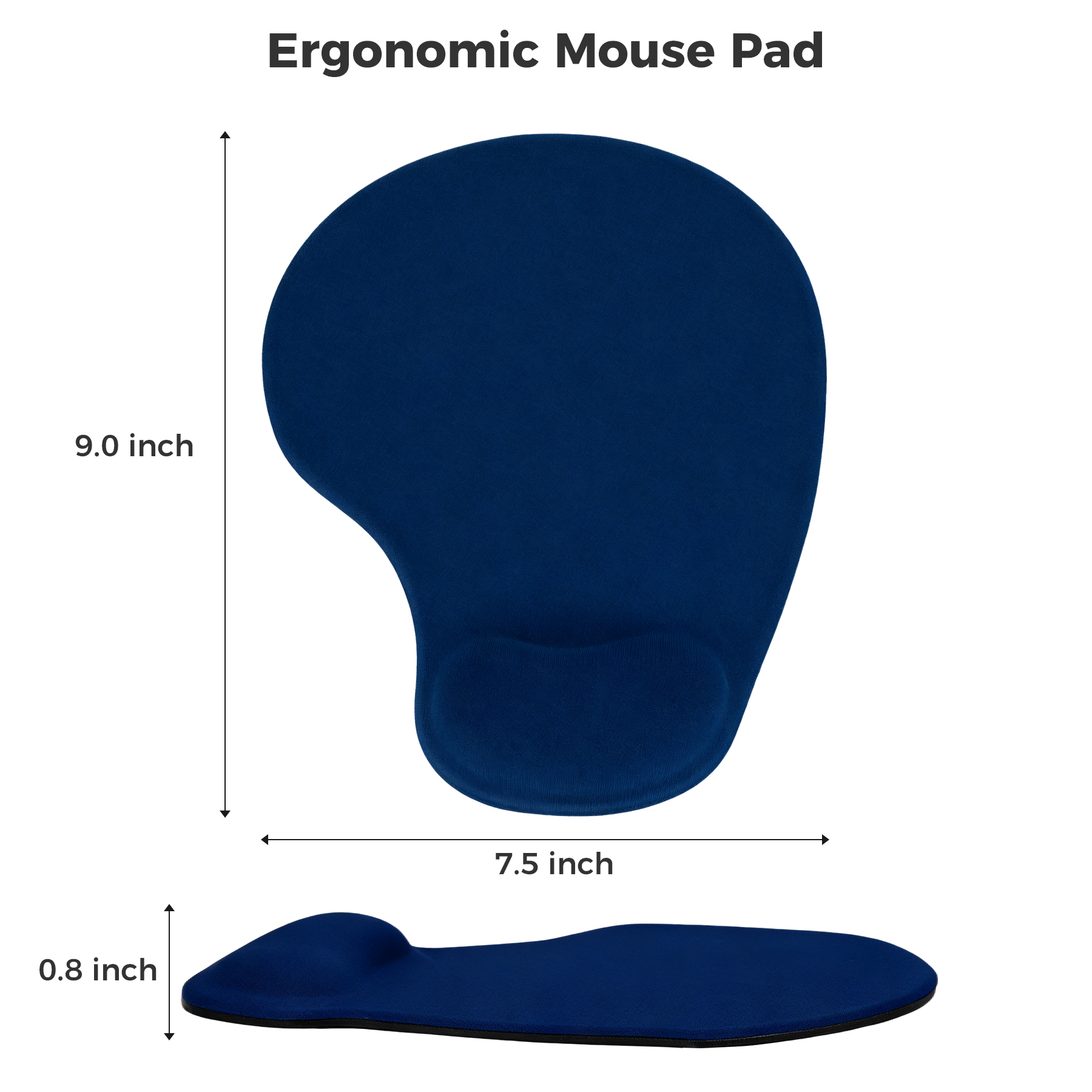Custom Full Color Wrist Rest Mouse Pad 9