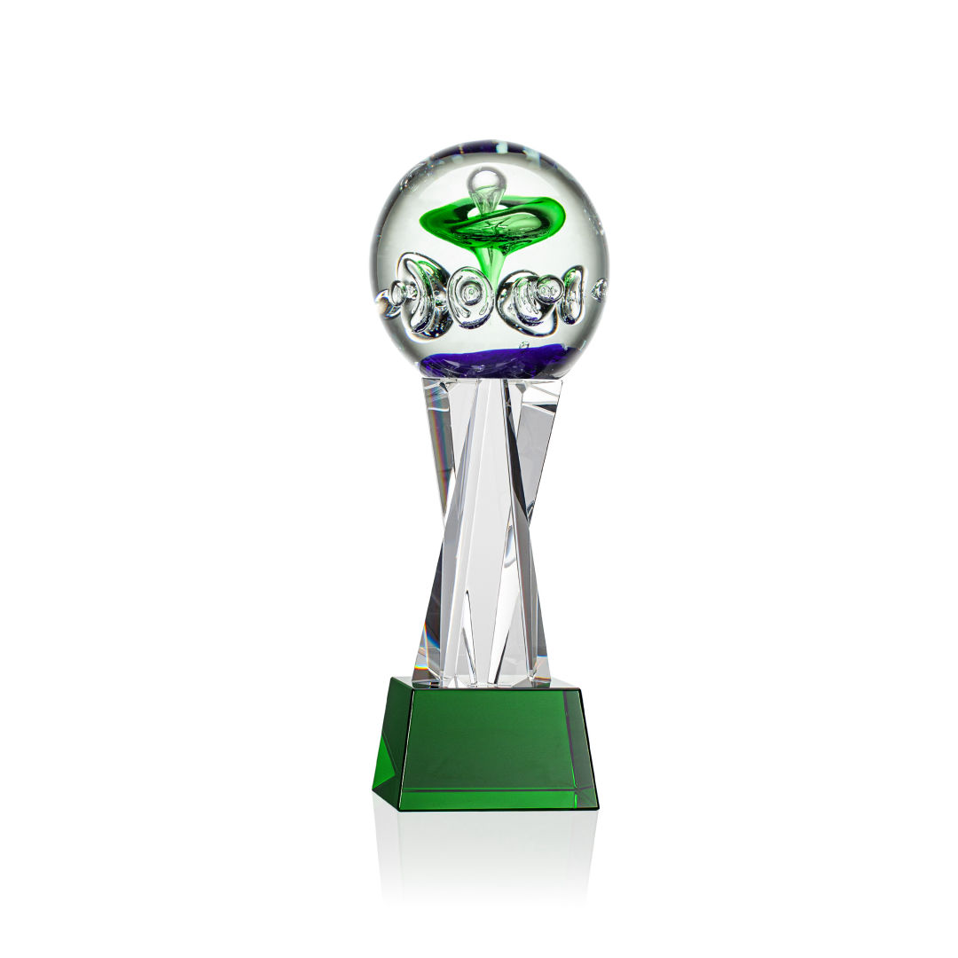 Aquarius Award on Grafton Base - Green 6