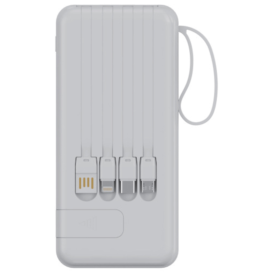 Compact LED Power Bank with Flashlight 8000mAh 12