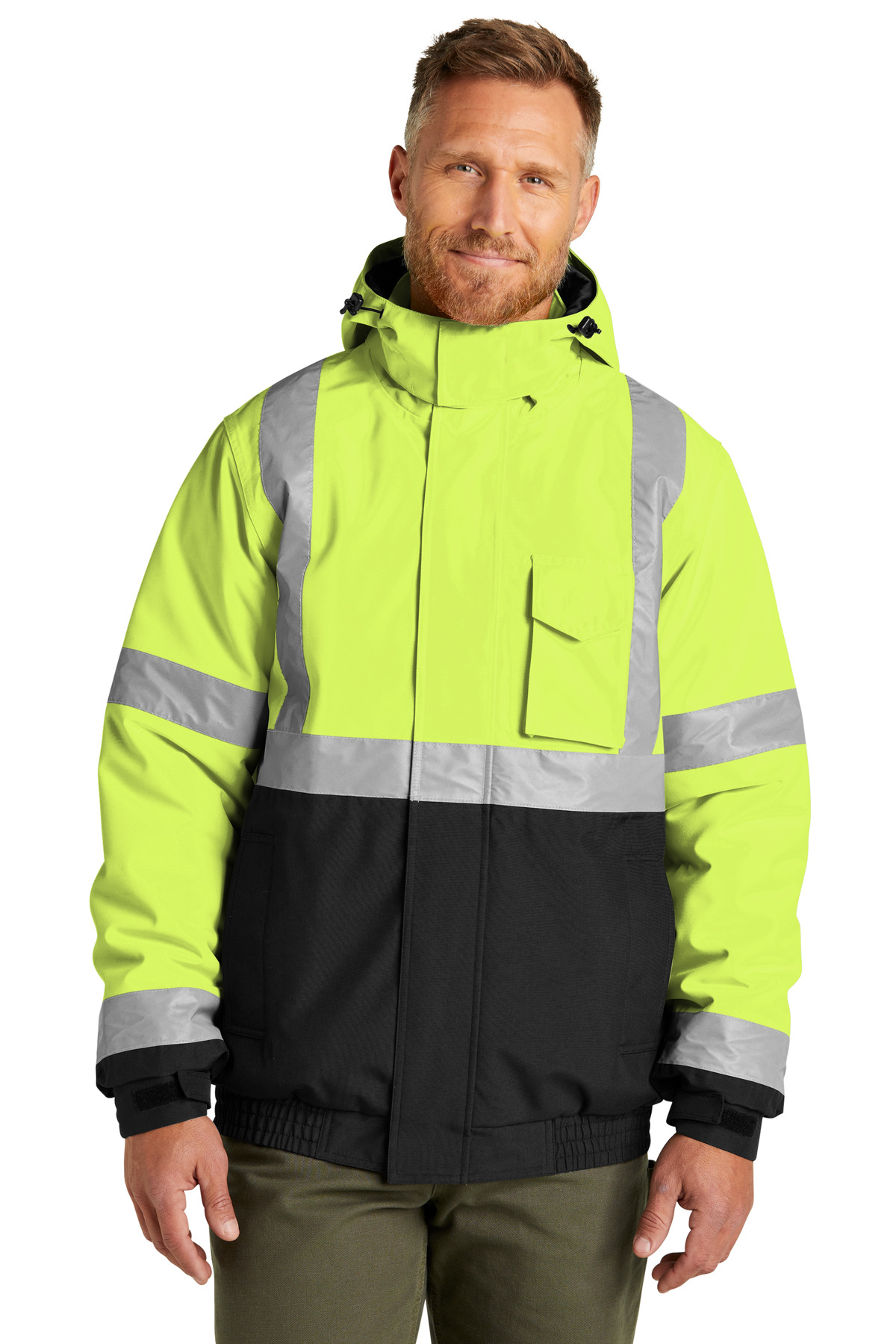 CornerStone ANSI 107 Class 3 Economy Waterproof Insulated Bomber Jacket CSJ500 6