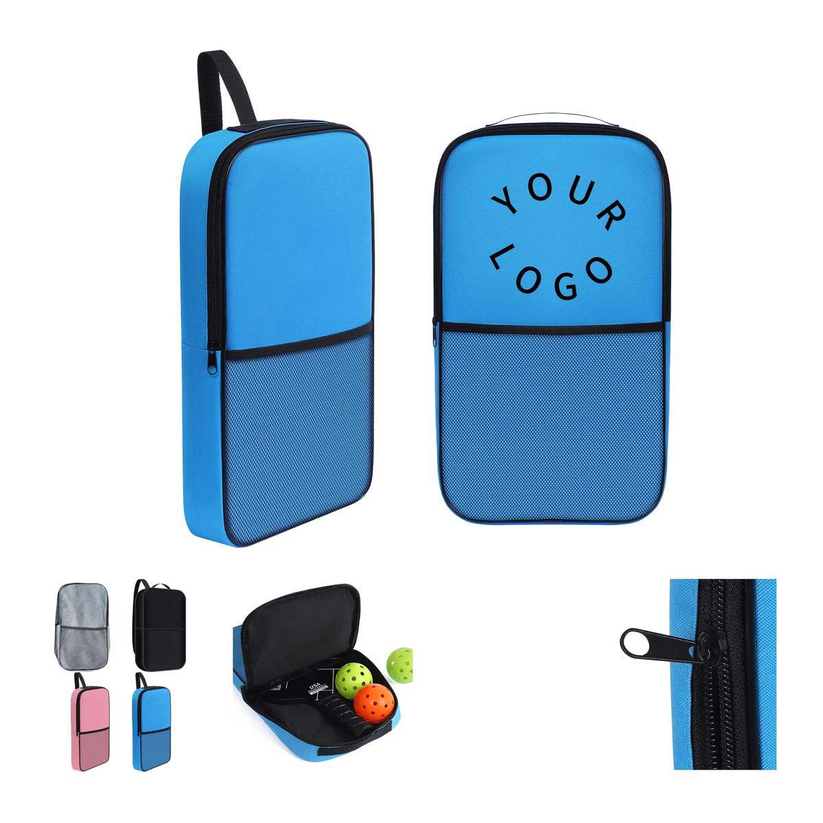 Portable Pickleball Paddle Bag with Shoulder Strap 6