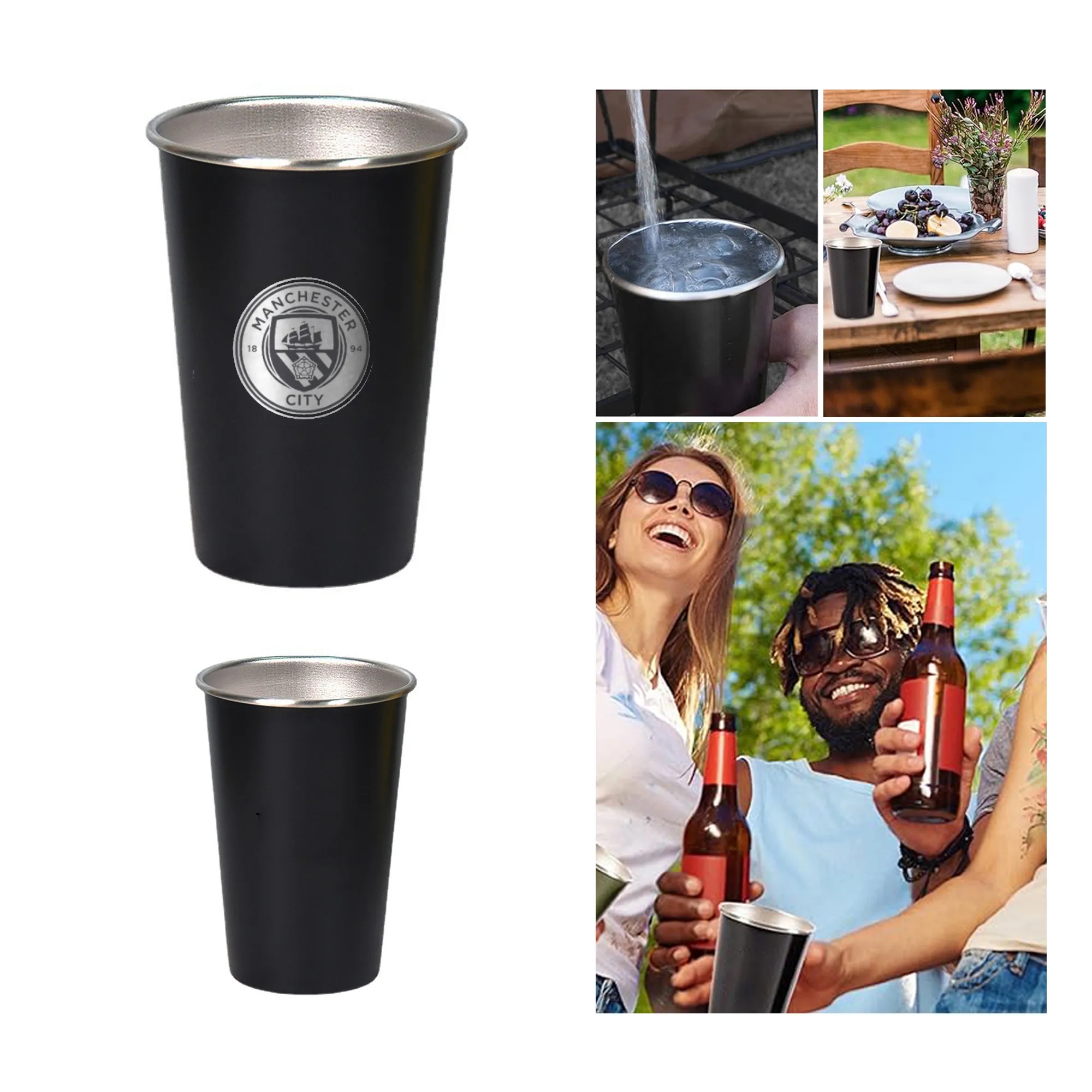 Football Souvenir 304 Stainless Steel Beer Mug 5