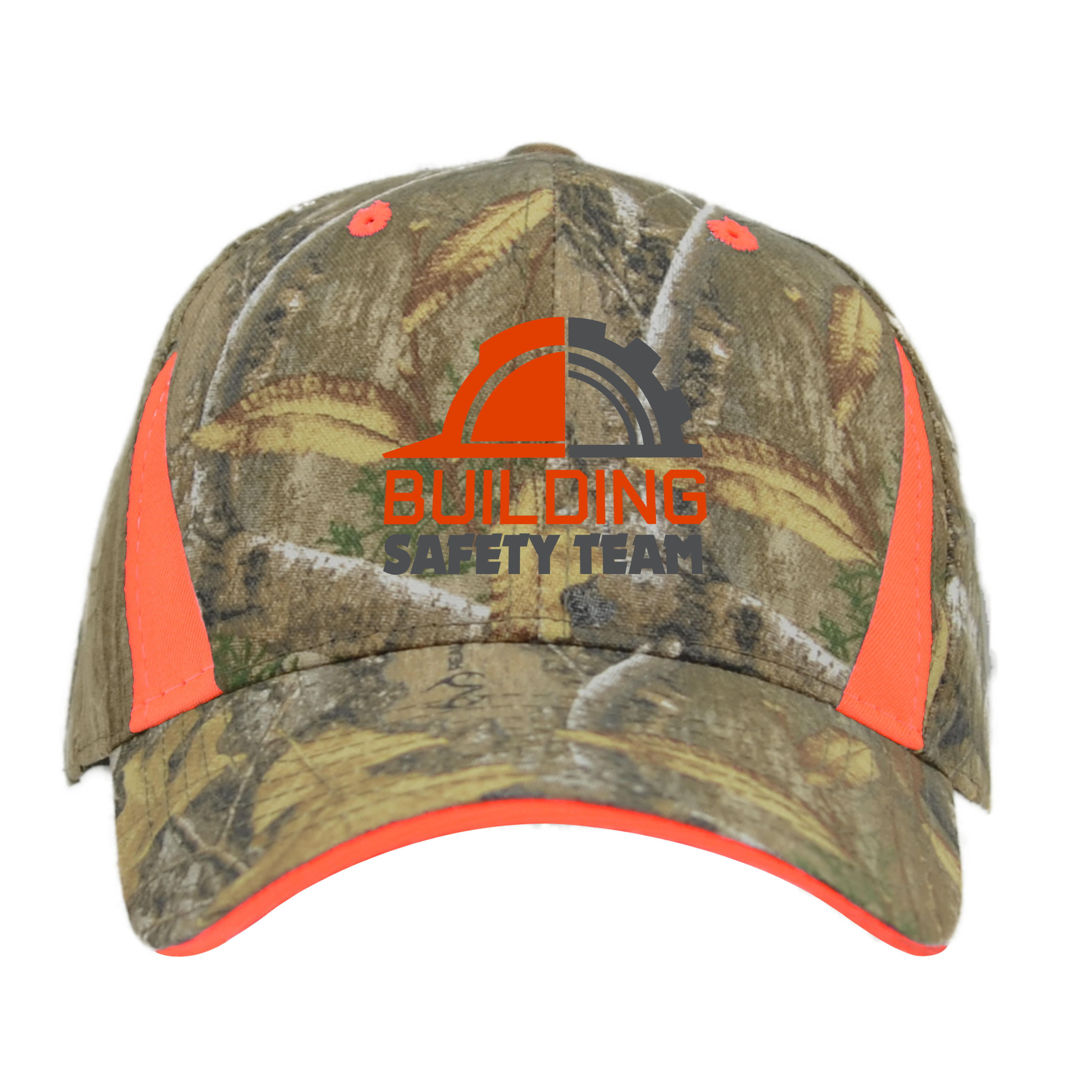 Camo Cap With Blaze Inserts