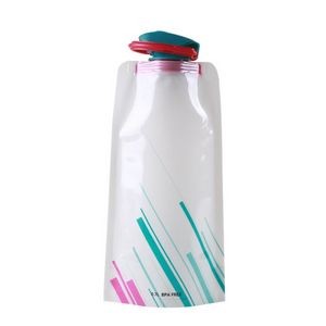 Snap Button Foldable Water Pack With Carabiner 28