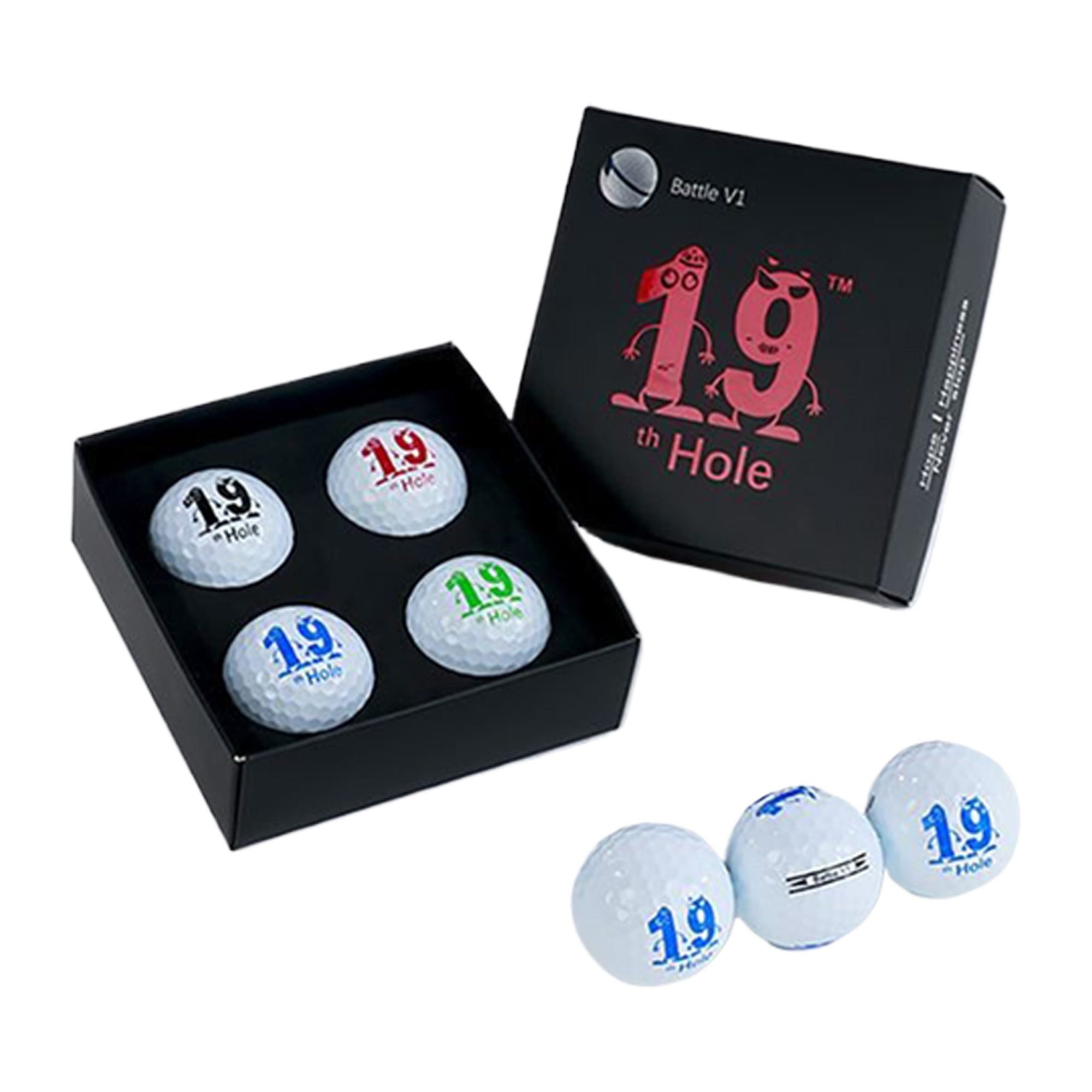 Custom Golf Balls with Logo - 1.7"x1.7" 1