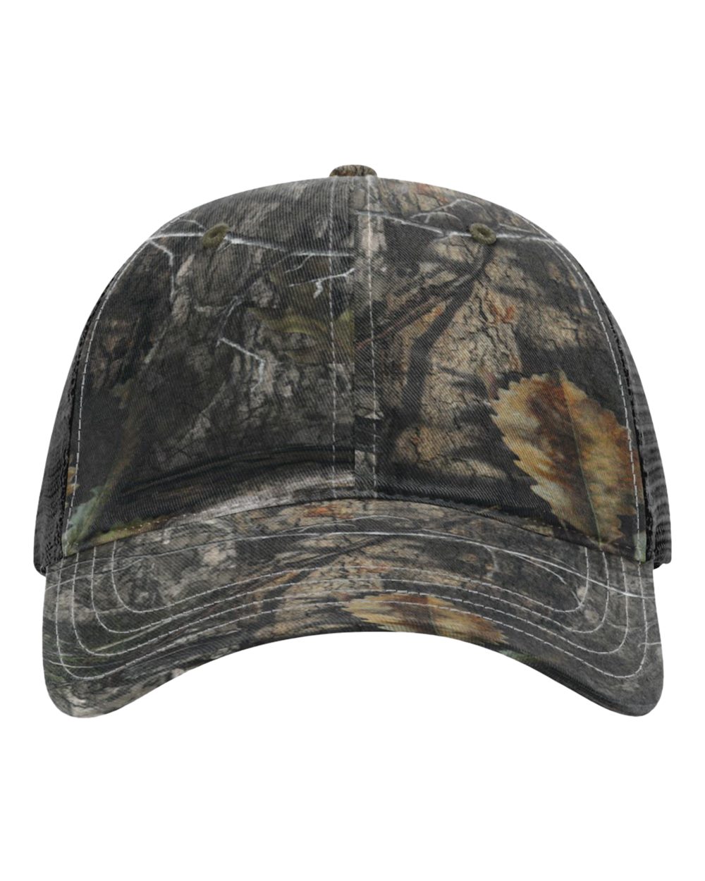 Garment Washed Printed Trucker Cap - 111P 8
