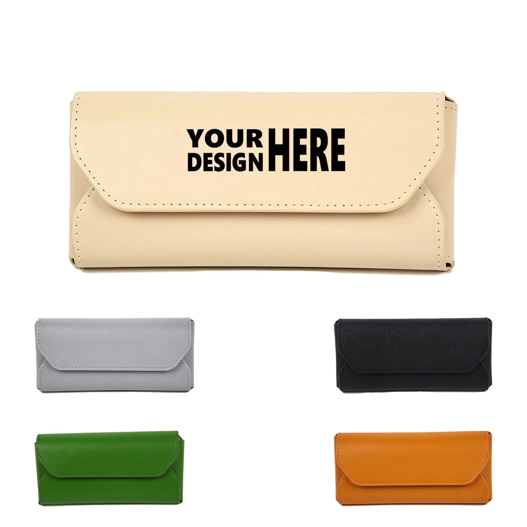 Classic Solid Color PU Sunglasses Case 9