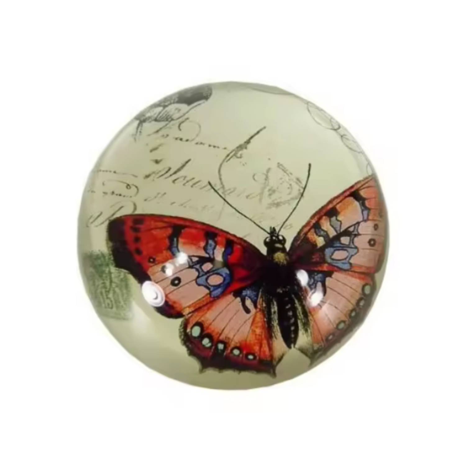 Dome Shaped Crystal Paperweight 3