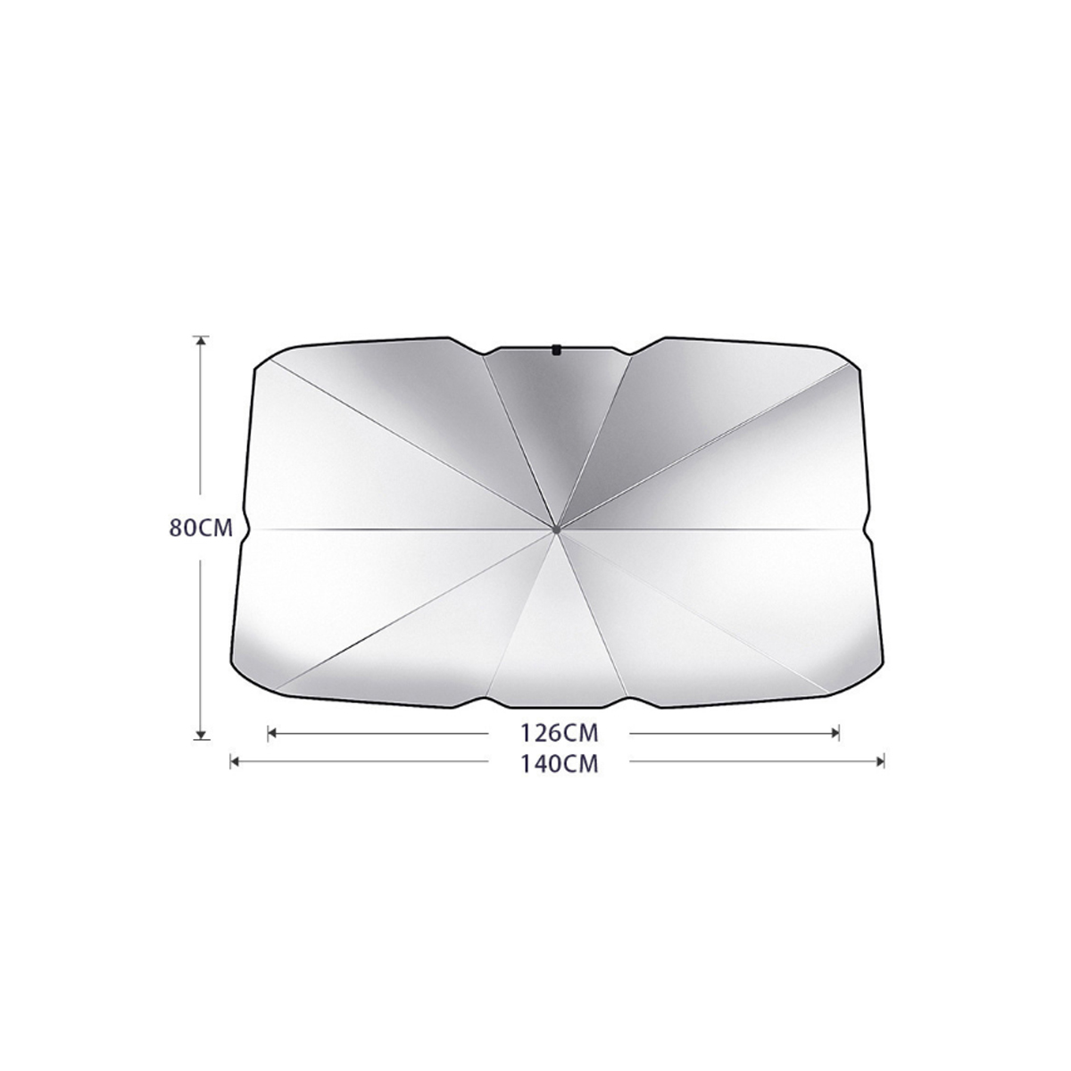 Foldable Car Windshield Sunshade Umbrella 3