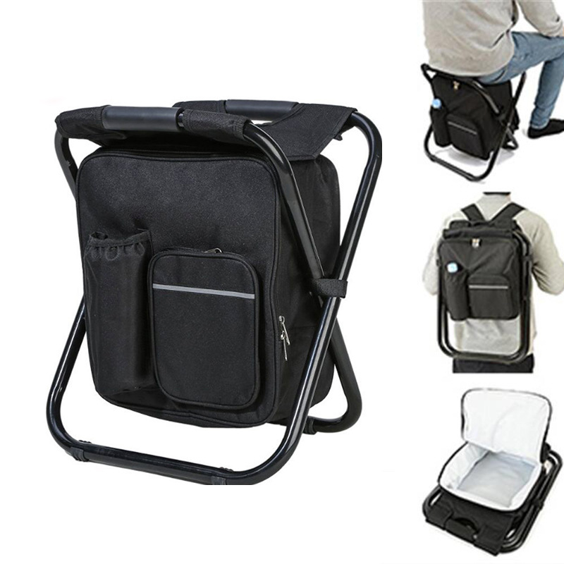 Lightweight Foldable Cooler Chair with 15L Removable Cooler Bag 8