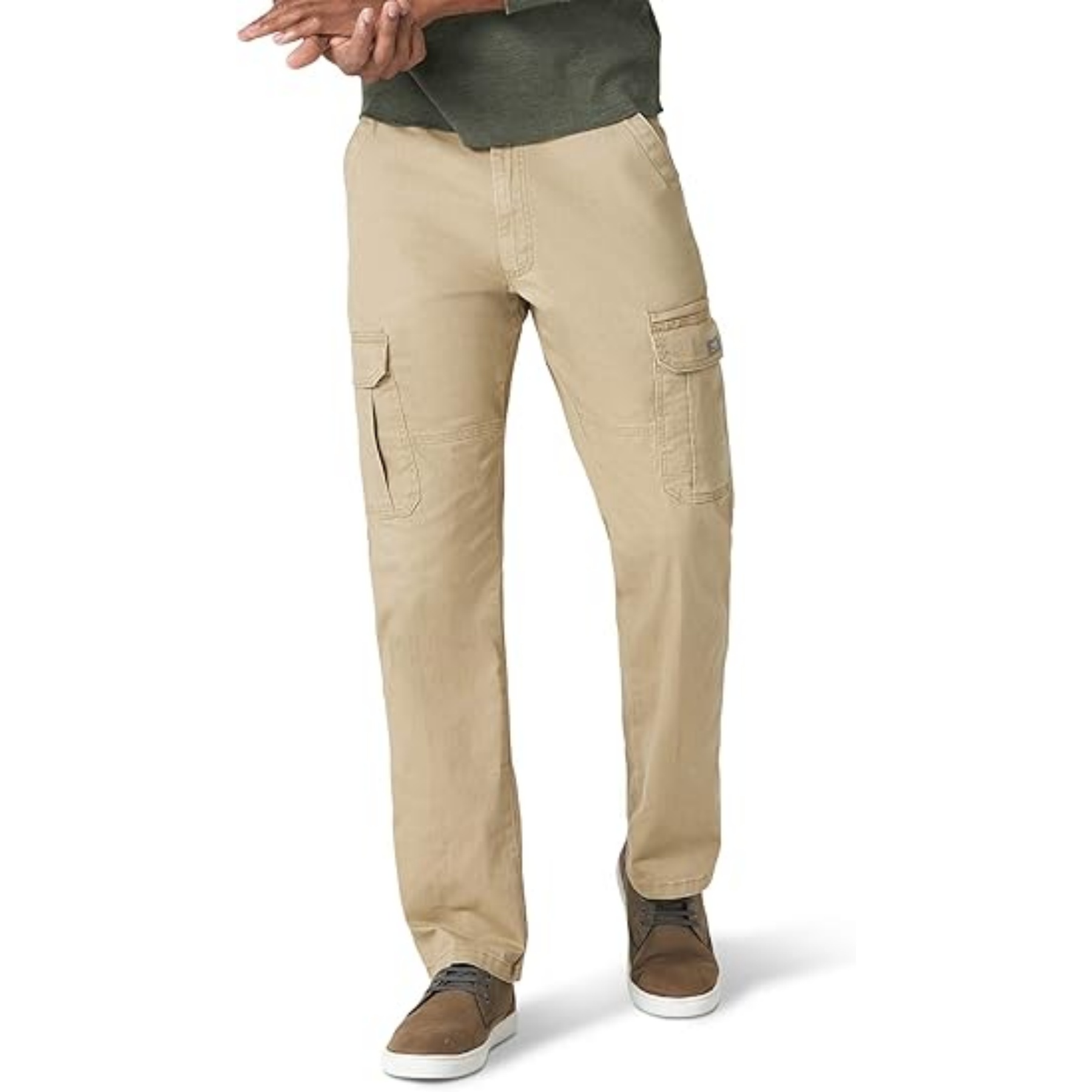 Relaxed Fit Stretch Cargo Pants, custom shorts with logo imprint 5