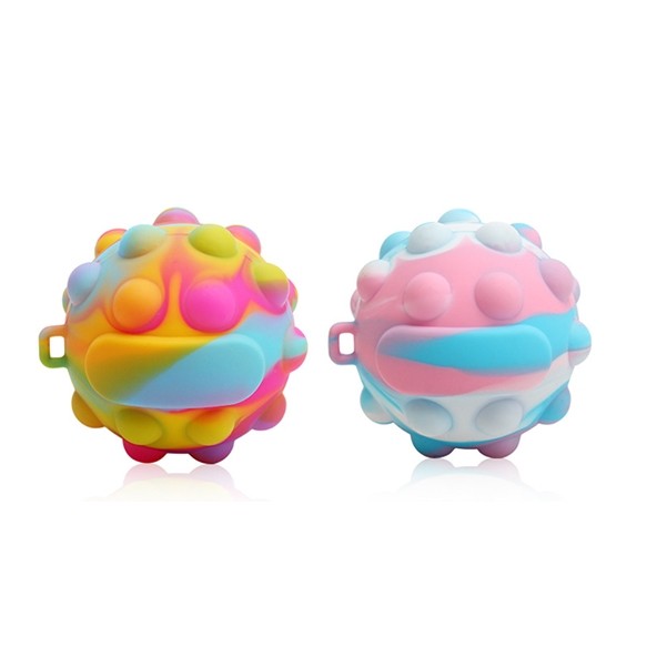 Rainbow fidget pop stress balls 4