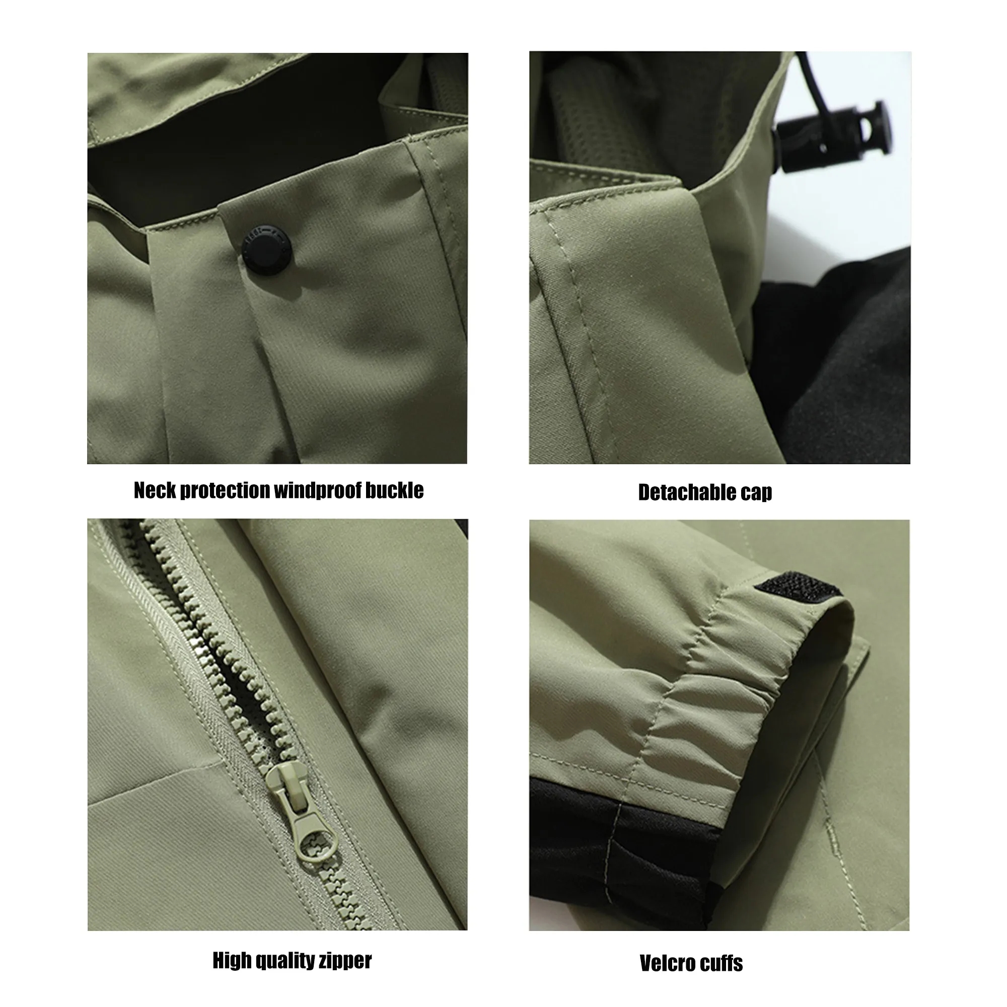 Unisex Outdoor Jacket Adventure Autumn Coat Windbreake " 4