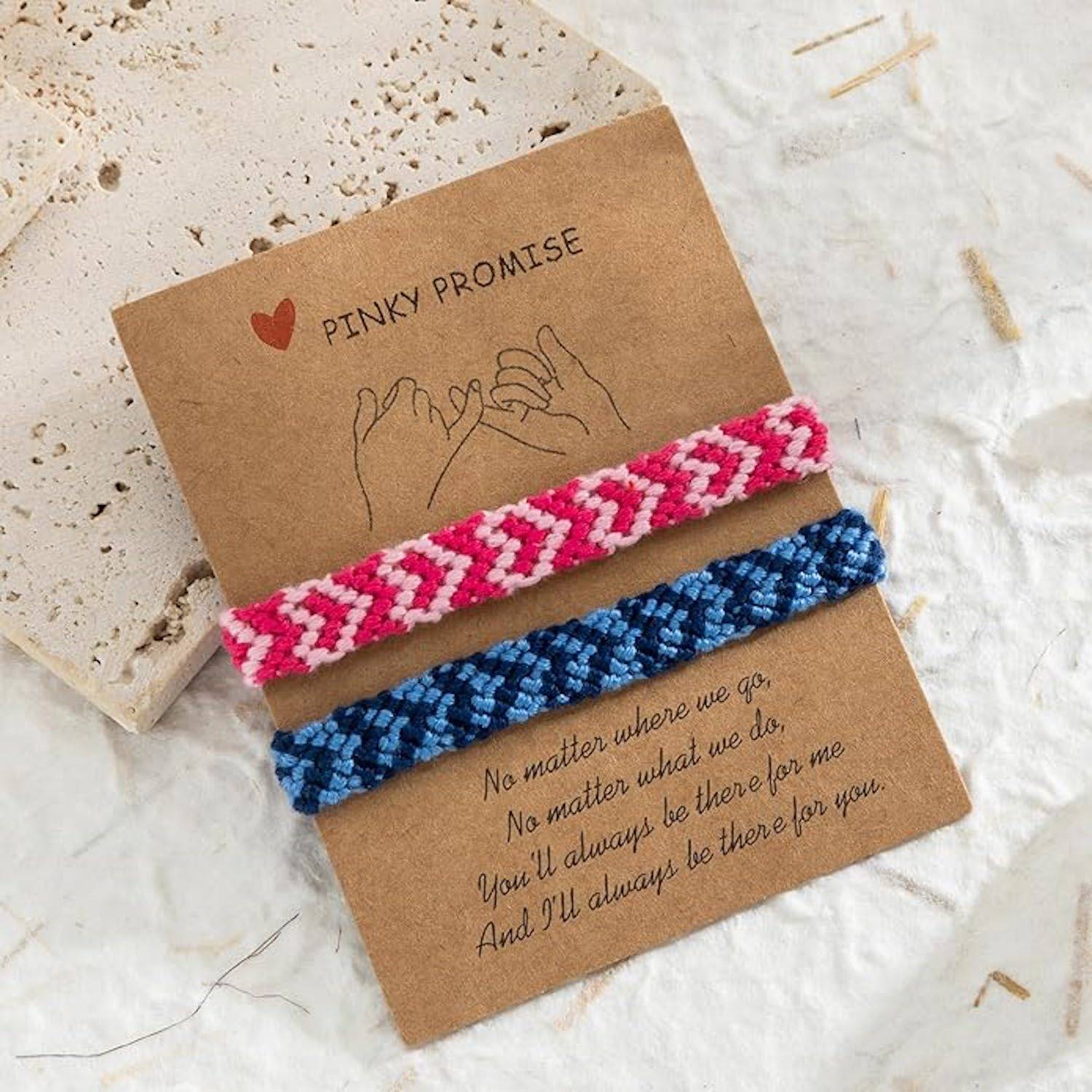 Handmade Woven Heart Friendship Bracelet 5