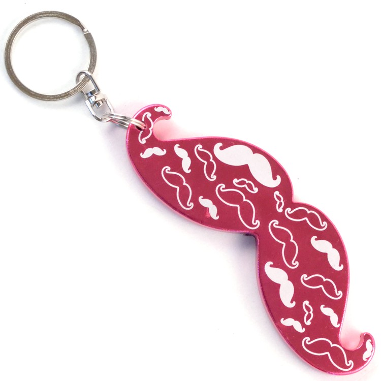 Mustache Key Chain / Bottle Opener 3