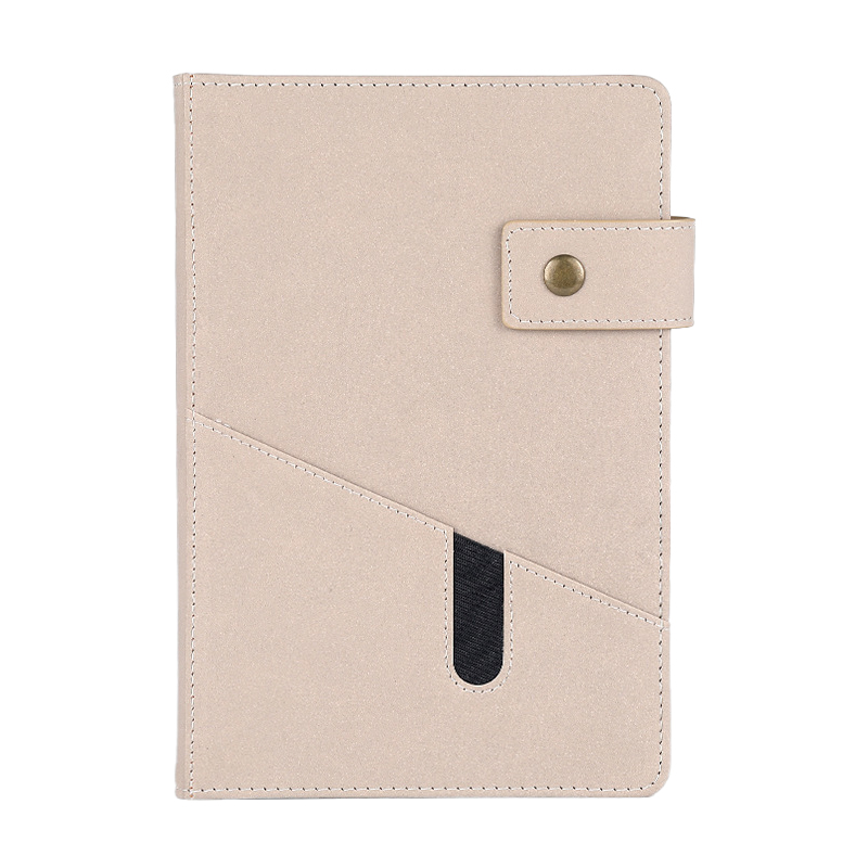 A5 PU Leather Journal Notebook with a Pocket 4