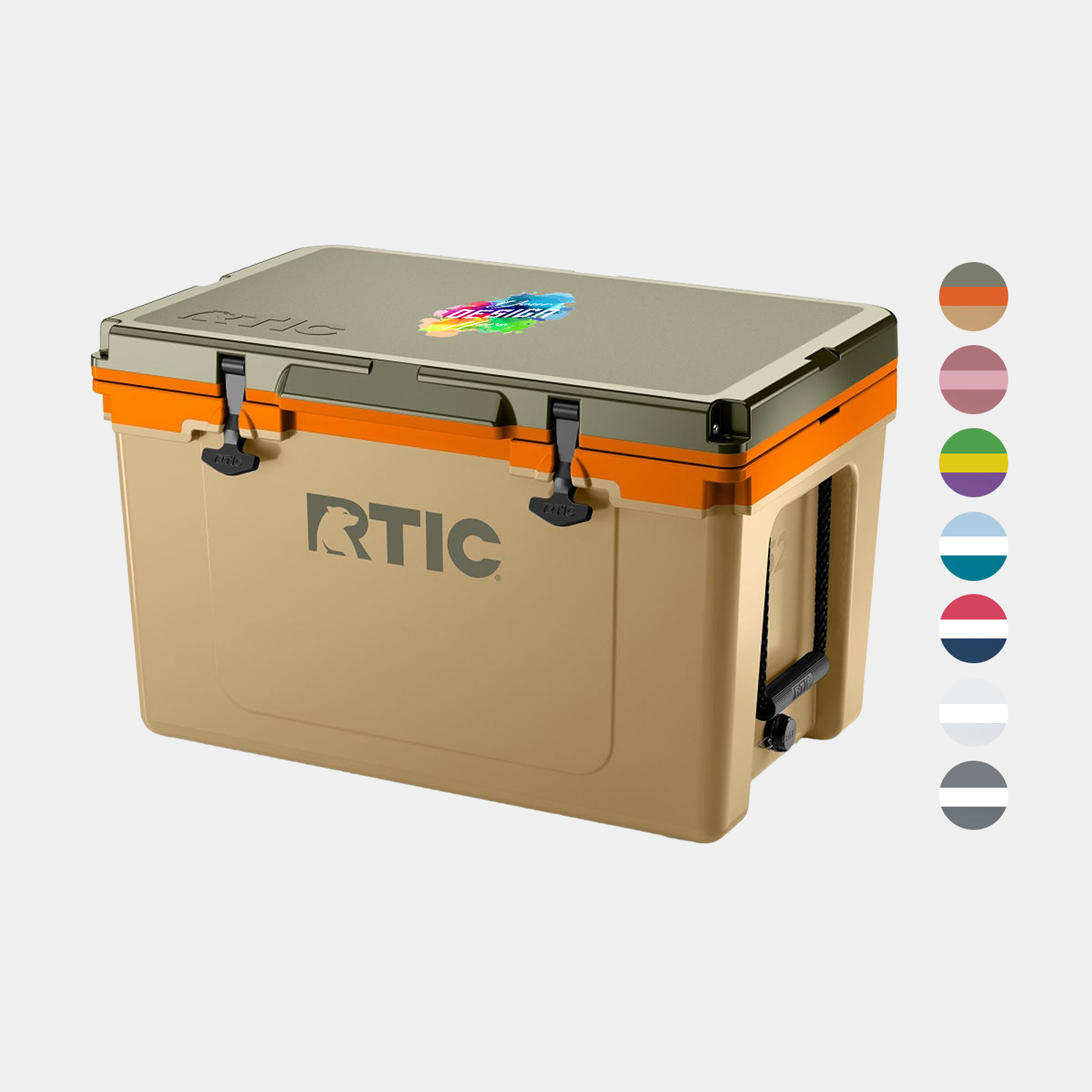 52 QT RTIC® Insulated Ultra-Light Cooler Ice Chest (27.25" x 17") 3