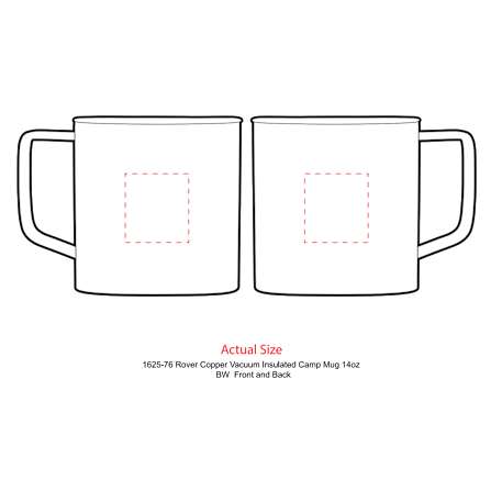 Rover Copper Vac Camp Mug 14oz – Powder coated 1