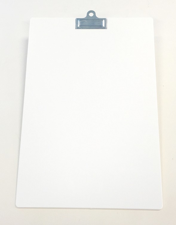 Letter Size Clipboard w/Dual Power Calculator Clip 27