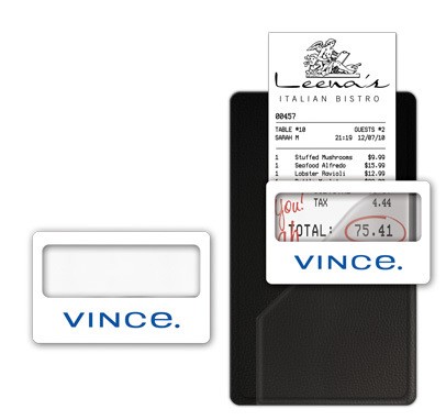 Luggage Tag with Clear Adhesive Pocket, Large 1