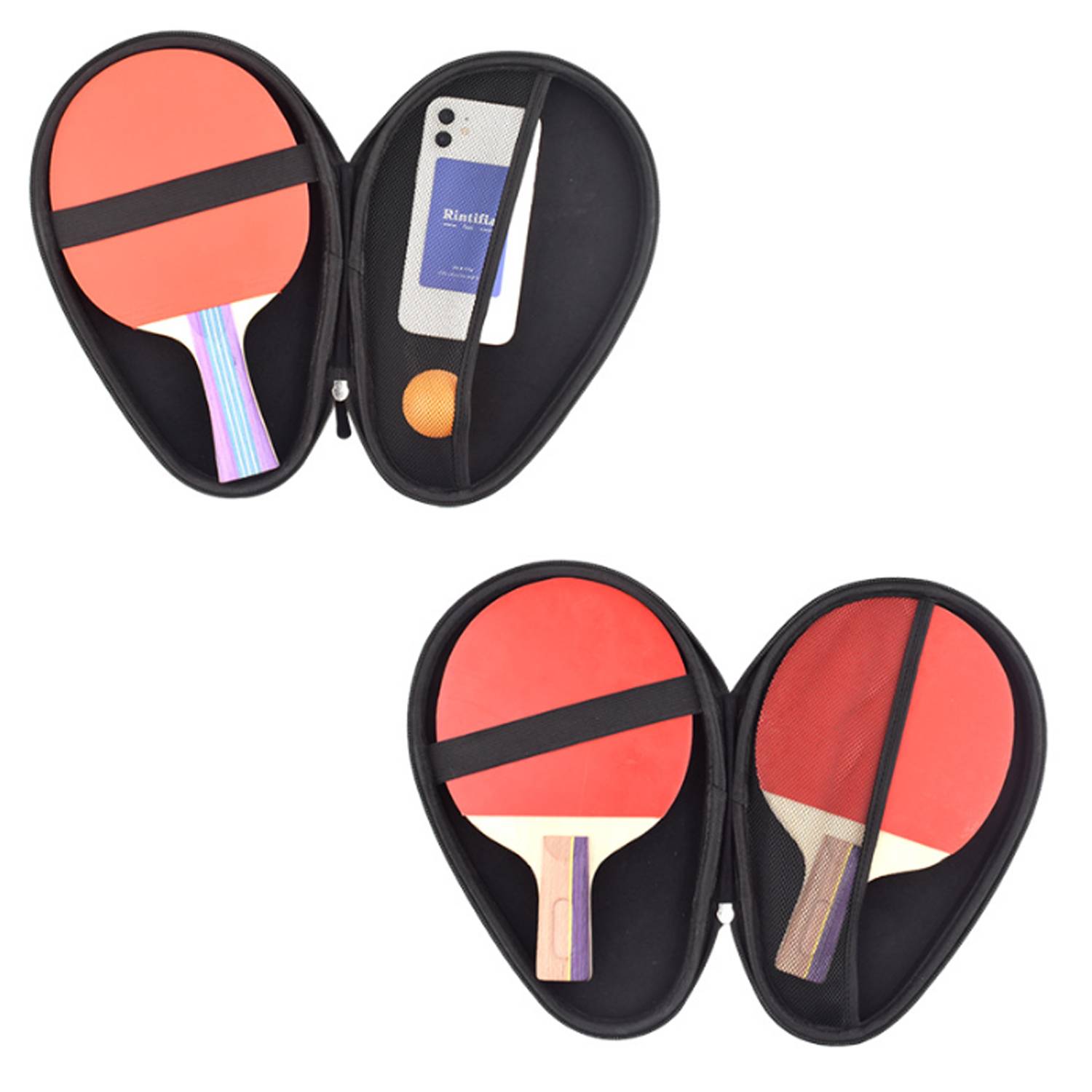 Portable Table Tennis Paddles Case Racket Bag 2