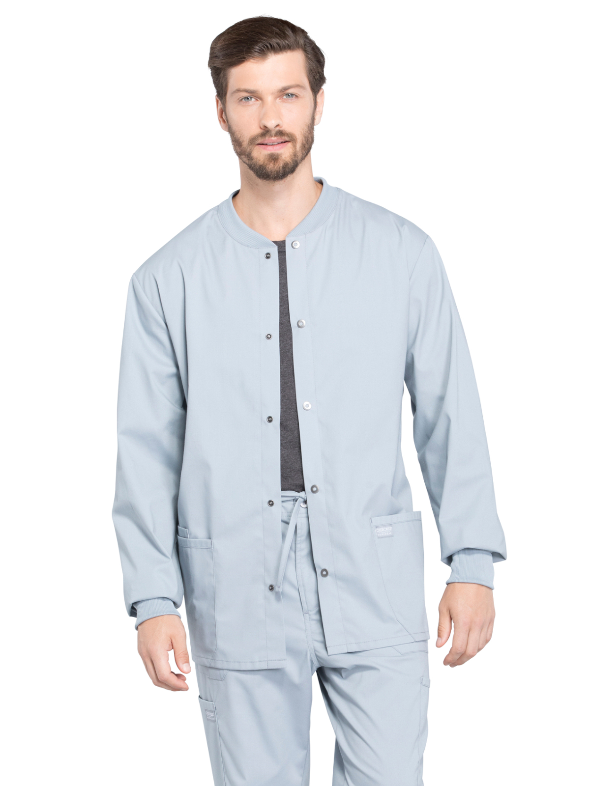 Cherokee - Workwear Professionals - Men's Snap Front Jacket 16