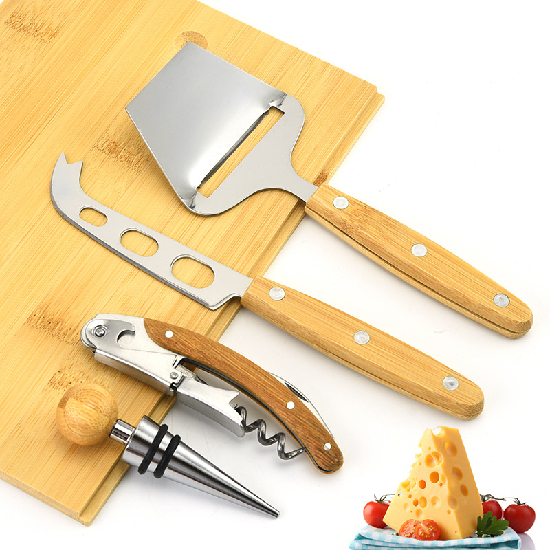 Perfect Pairing Wine Opener & Cheese Knife Set 3