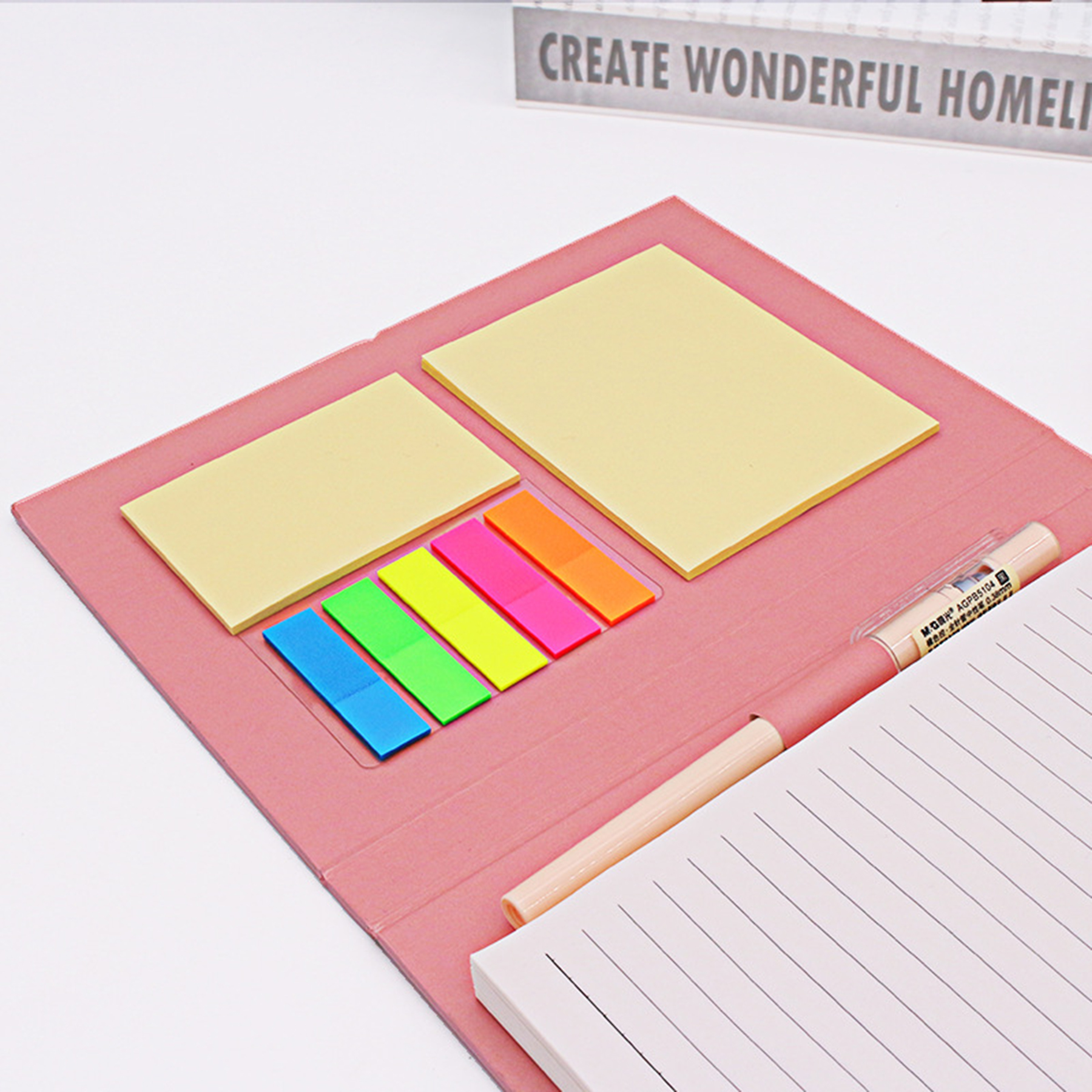 Multi-Functional Note Book With Sticky And Pen 3