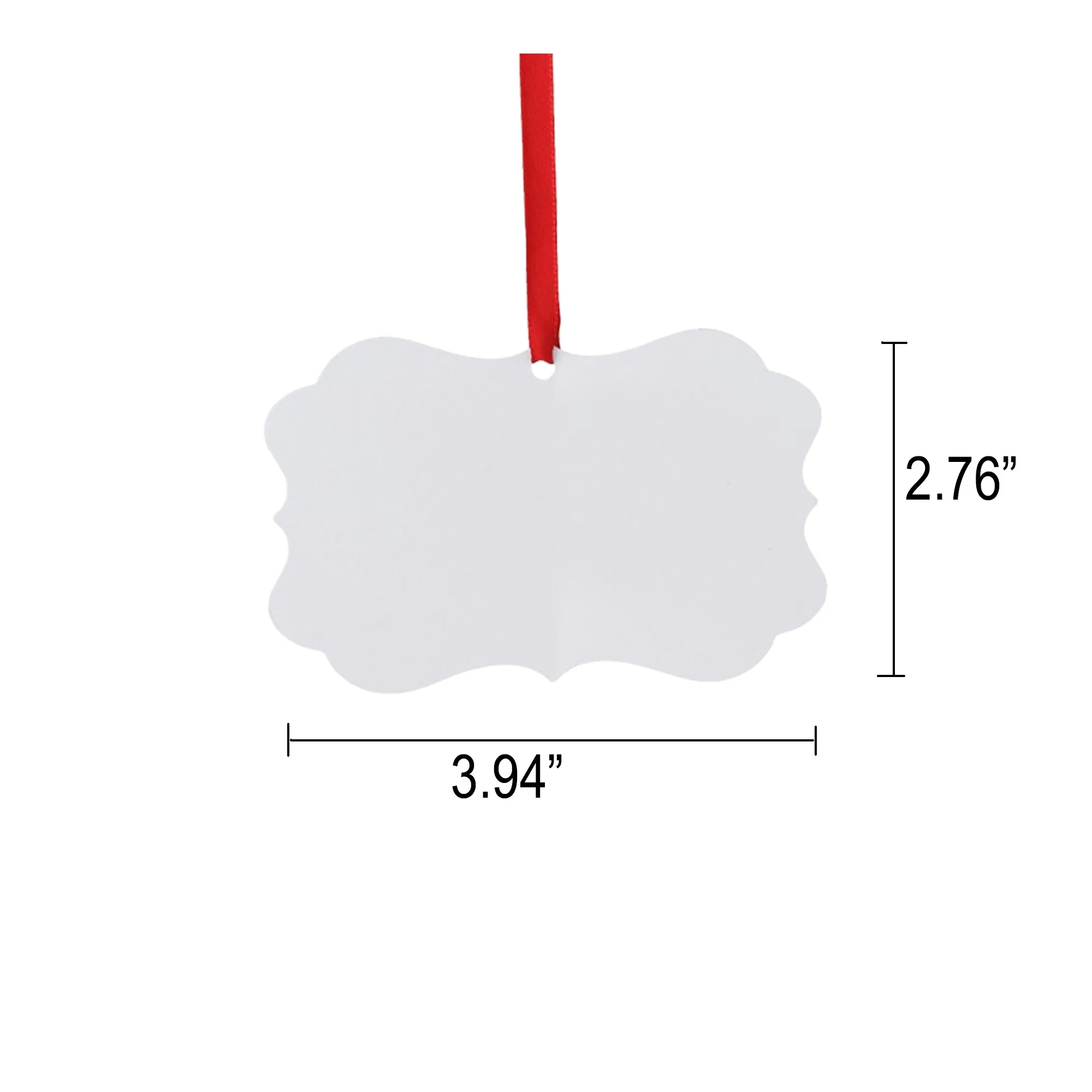 Frame Aluminum Double Sided Christmas Ornament MOQ100 3