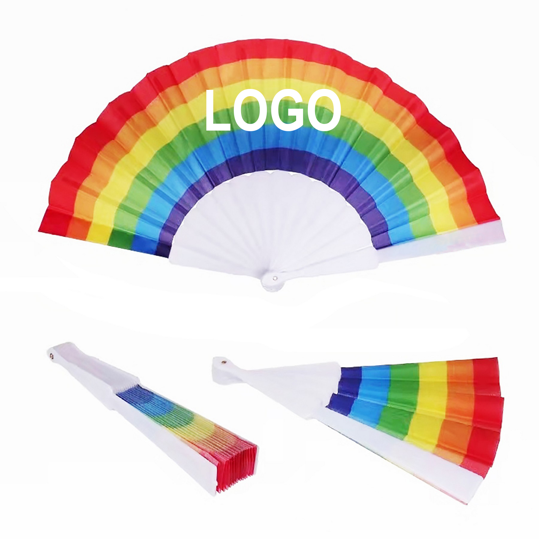 Folding Fabric Hand Fan