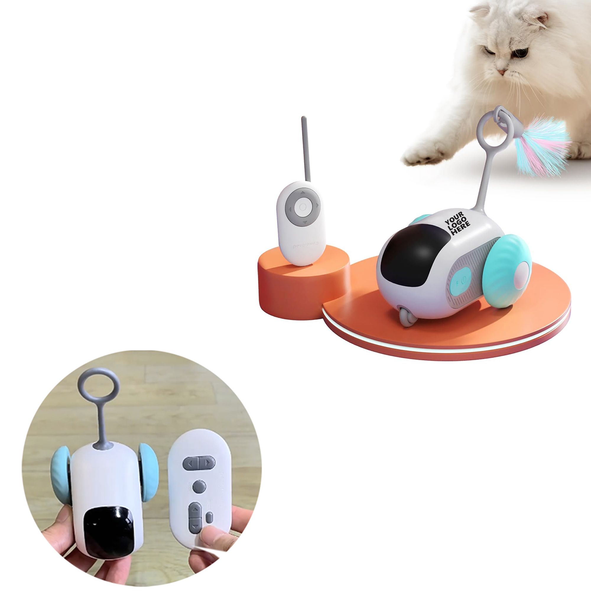 MOQ20 Intelligent Remote Control Electric Pet Toy 1