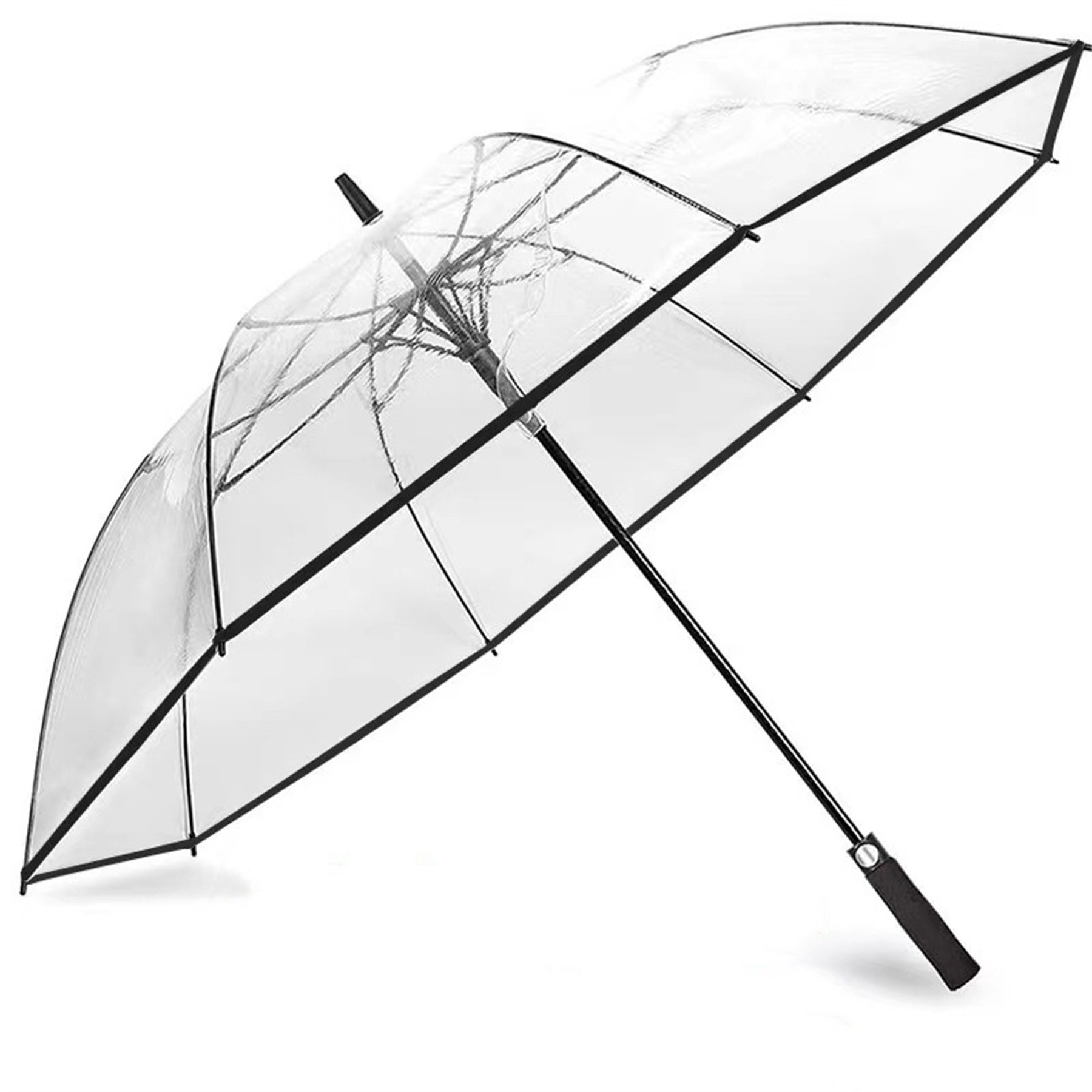60" Automatic Open Clear Umbrella 6